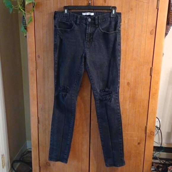 PACSUN DISTRESSED STACKED SKINNY JEANS - Picture 1 of 8